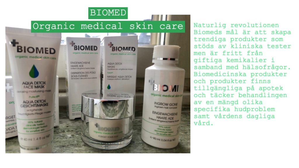 Biomed hudvård- kliniskt testade produkter upp till 100% naturliga