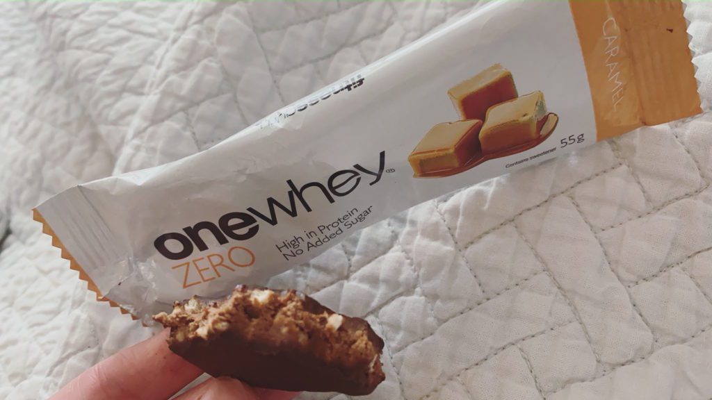 Onewhey zero caramel proteinbar recension/omdöme
