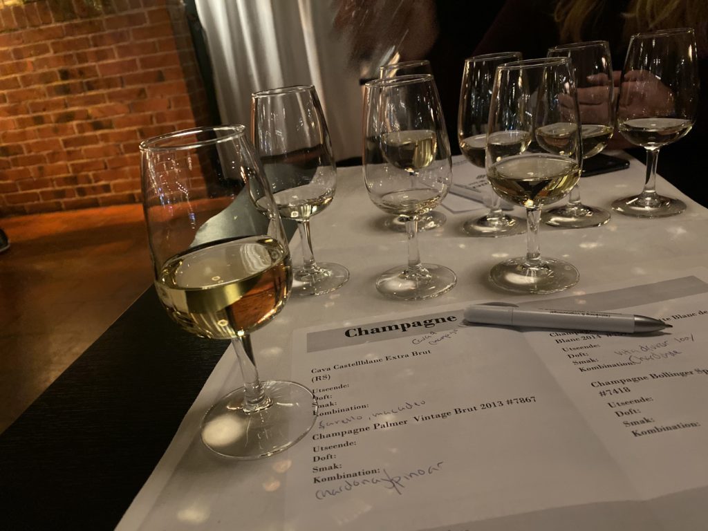 Lär dig om mer om Champagne på en champagneprovning