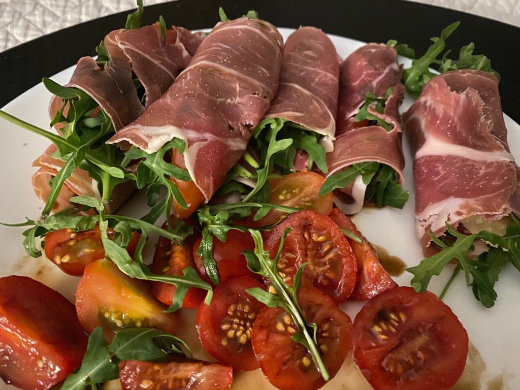 Instagram plockmat – Parma och ruccola