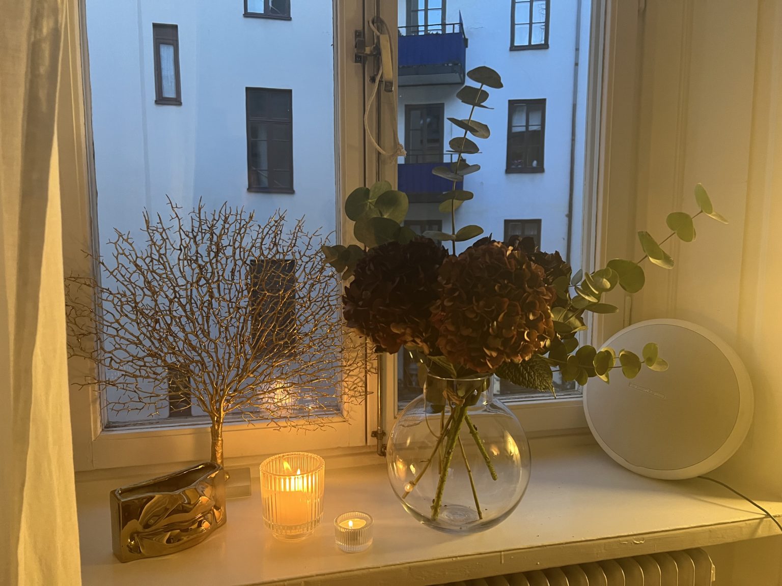 Höstmys här hemma